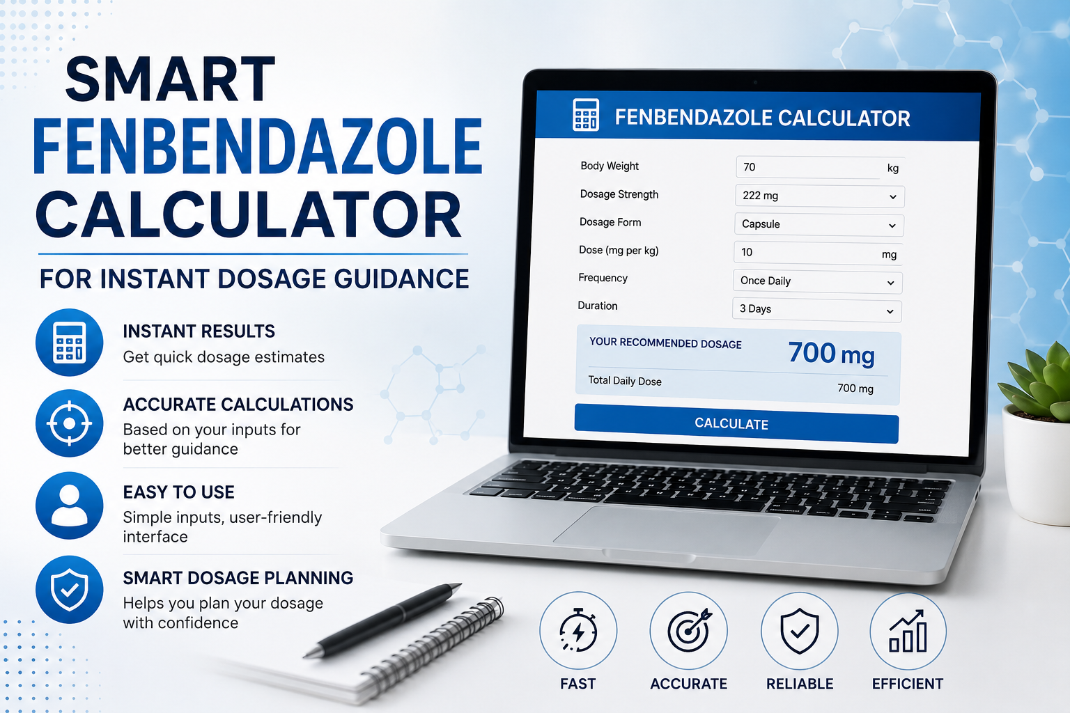 Fenbendazole Calculator
