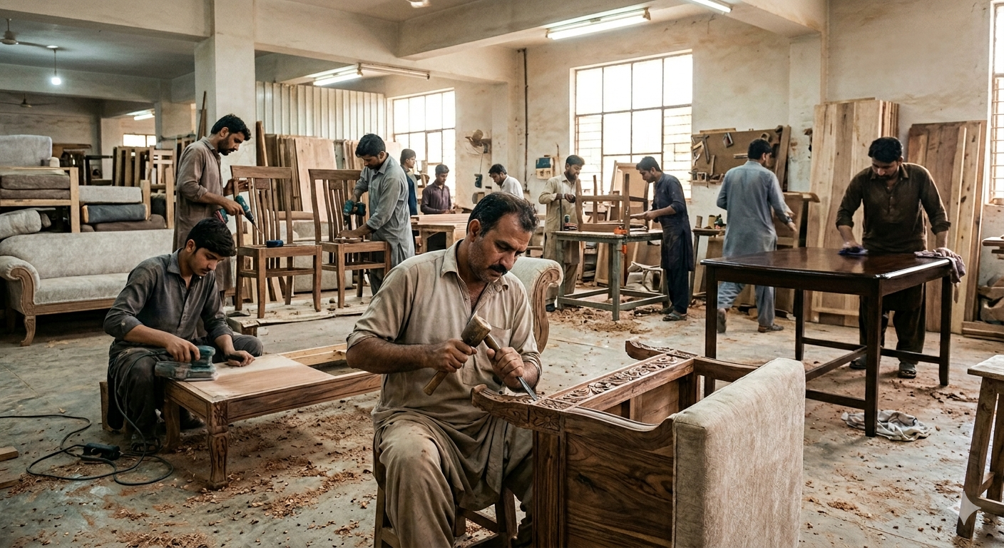 Furniture Manufacture in Pakistan. Furniture Stores in Lahore.