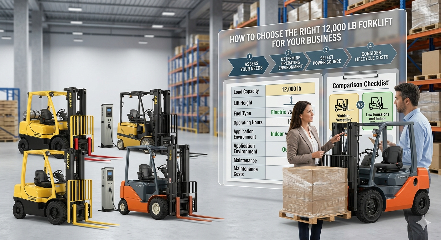 How to Choose the Right 12000 lb Forklift for Your Business