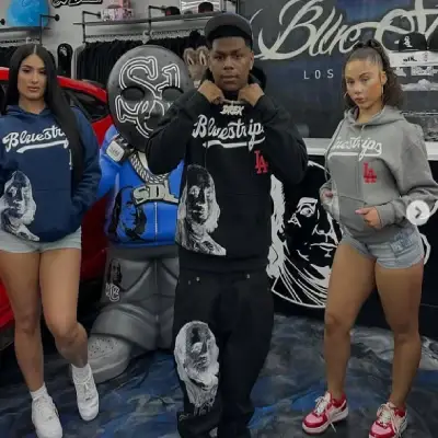 Blue Strips LA Clothing