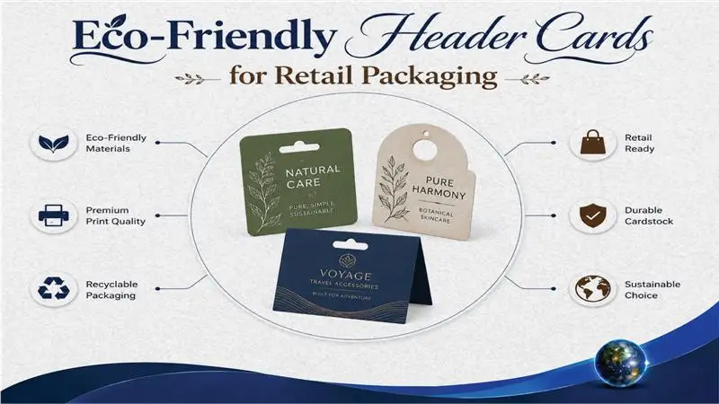 Eco-Friendly Header Cards For Retail Packaging